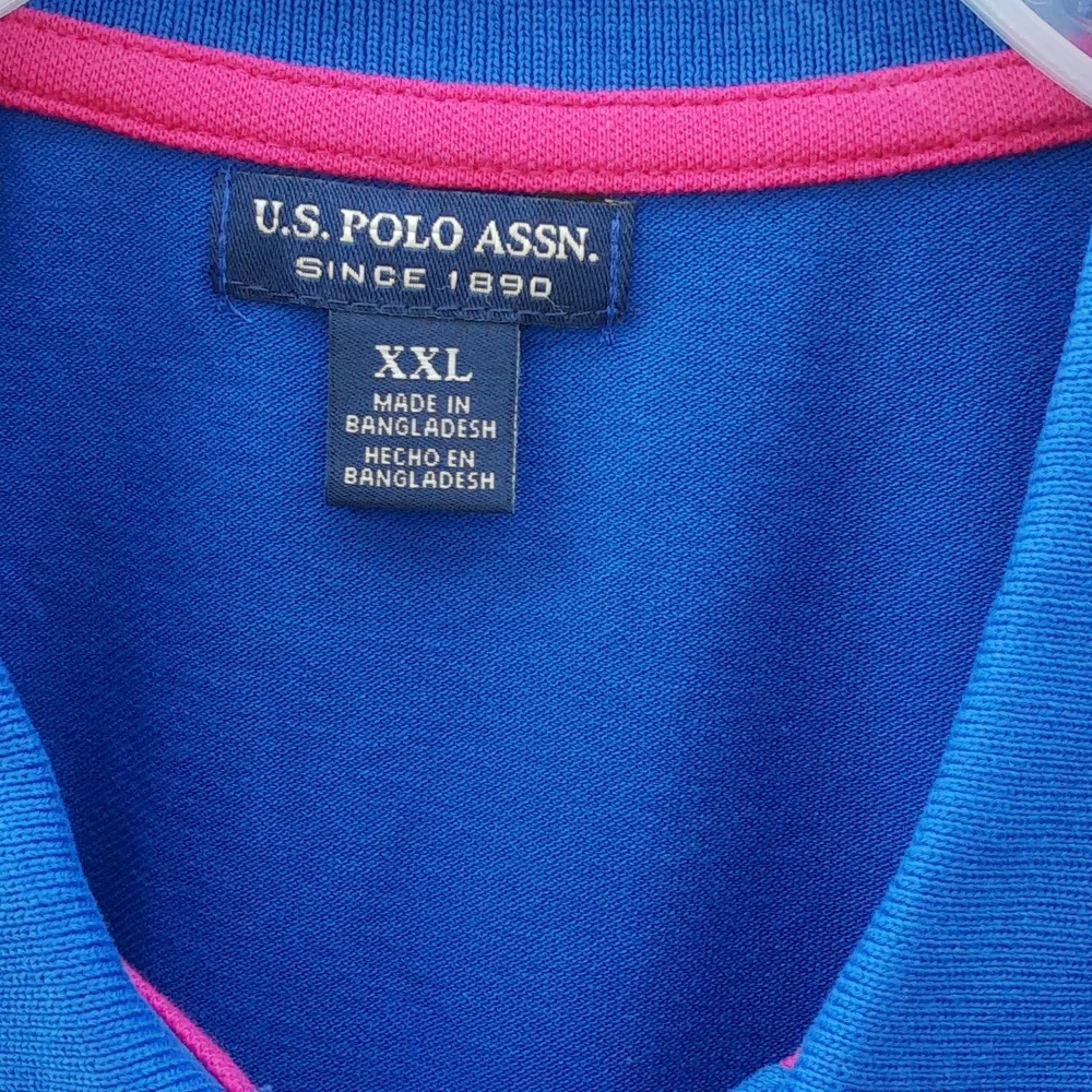 U.S. Polo Assn. Women's polo shirt, size XXL, Royal Blue color - Picture 3 of 6